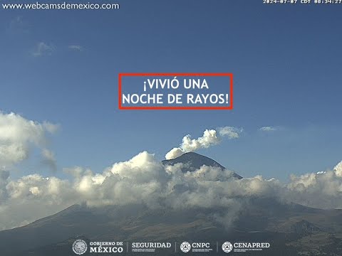 #POPOCATÉPETL | ¡Échale un vistazo al coloso! El #Volcán #EnVivo