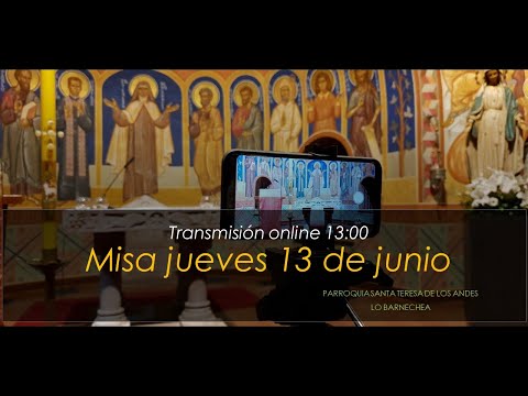 Misa jueves 13  de junio