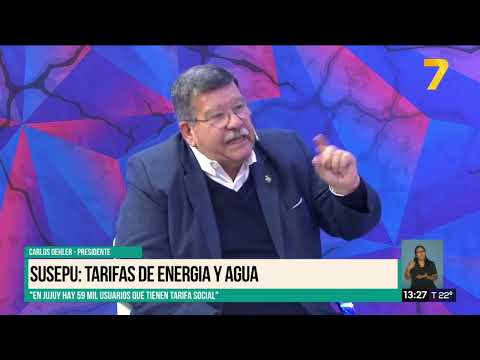 SUSEPU: Tarifas de energía y agua en la provincia - Carlos Oehler | Canal 7 Jujuy