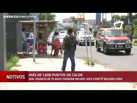 Más de 3 mil alertas de incendios en Nicaragua durante marzo