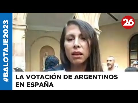 EN VIVO | La votación de argentinos en España