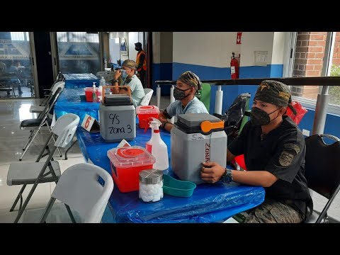 Así se desarrolla proceso de vacunación en el Colegio de Ingenieros de Guatemala