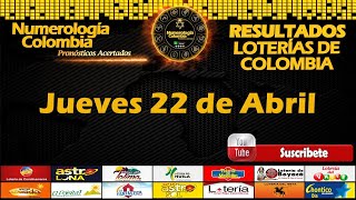 Resultados Loterías y Chance del Jueves 22 de Abril de 2021 ????????????????