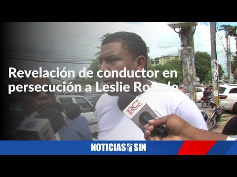 Declaración de motorista sobre persecución a Leslie Rosado