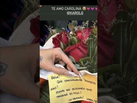 El tierno regalo que le envió Karol G a La Joaqui, horas antes de su segundo show en Vélez