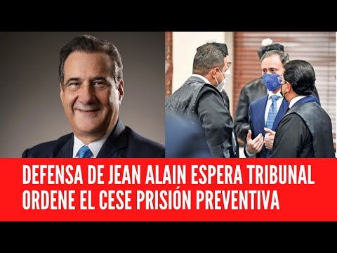 DEFENSA DE JEAN ALAIN ESPERA TRIBUNAL ORDENE EL CESE PRISIÓN PREVENTIVA
