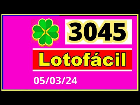 LotoFacil 3045 - Resultado da Lotofacil Concurso 3045