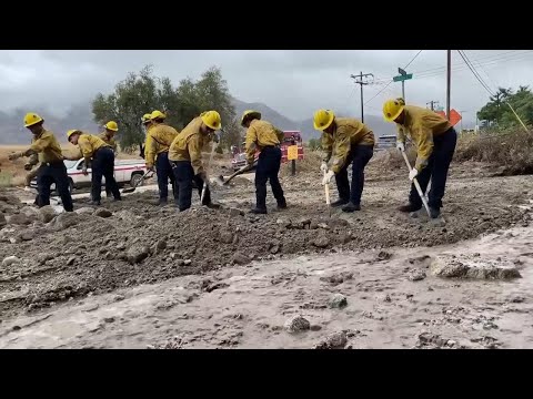 Hilary cleanup underway in Yucaipa