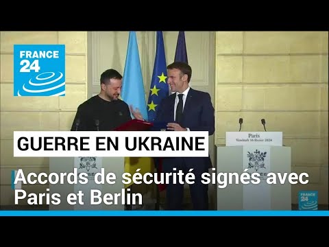 Paris et Berlin gravent dans le marbre leur soutien dans la durée à l'Ukraine • FRANCE 24