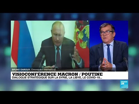 Macron et Poutine parlent de la Libye, l'Iran, la Syrie, et de l'Ukraine en visioconférence
