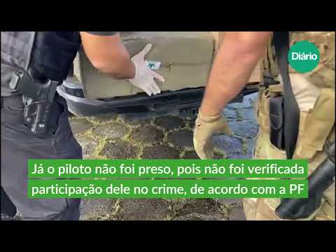 Avião da Igreja Quadrangular é flagrado com quase 300kg de drogas