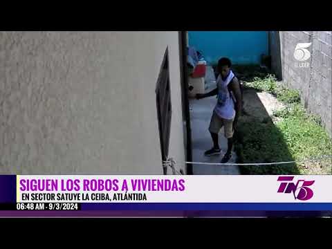 Siguen los robos a viviendas en La Ceiba, Atlántida