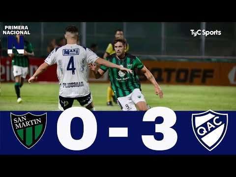 San Martín (SJ) 0-3 Quilmes | Primera Nacional | Fecha 7 (Zona A)