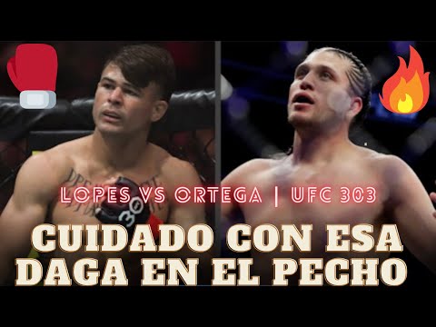 UFC 303 LOPES VS ORTEGA: sin esta pelea se cae todo