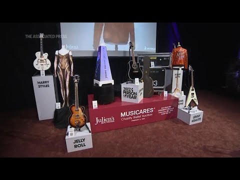 Grammy week MusiCares auction features guitar signed by Taylor Swift