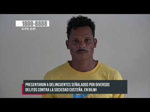 Policía Nacional de Bilwi pone tras las rejas a cinco delincuentes - Nicaragua