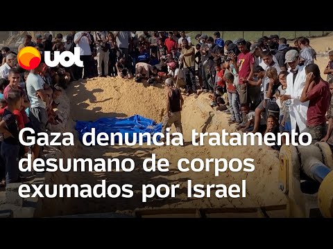 Gaza denuncia tratamento 'desumano' de corpos palestinos exumados por Israel