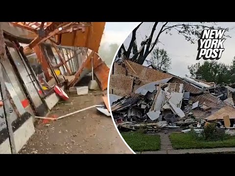 Tornadoes rip through Michigan, resulting in severe damage