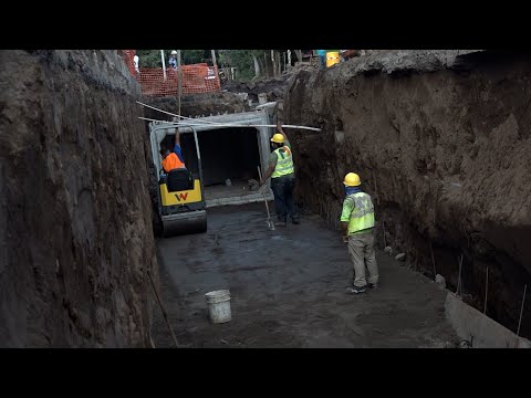 Construyen caja puente para mitigar inundaciones en Comarca Esquipulas
