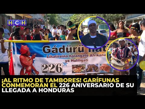 ¡Al ritmo de tambores! Garífunas conmemoran el 226 Aniversario de su Llegada a Honduras