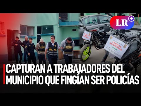 San Miguel: CAPTURAN a trabajadores del municipio que FINGÍAN ser POLICÍAS para DELINQUIR | #LR
