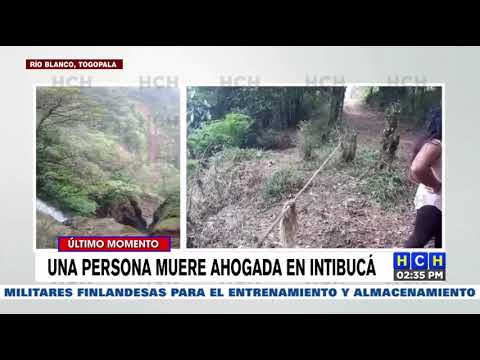¡Bomberos buscan a sujeto ahogado en La Cascada, Intibucá!