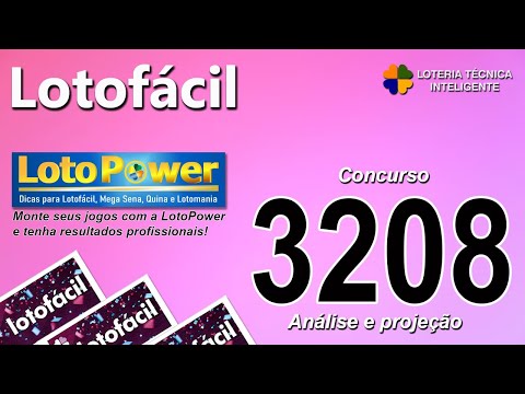 ANÁLISE E PROJEÇÃO PARA O CONCURSO 3208 DA LOTOFÁCIL