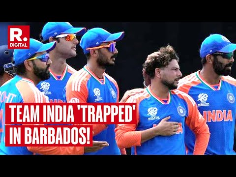 Team India Forced To Stay In Barbados As Airport Shuts Due To Hurricane Beryl