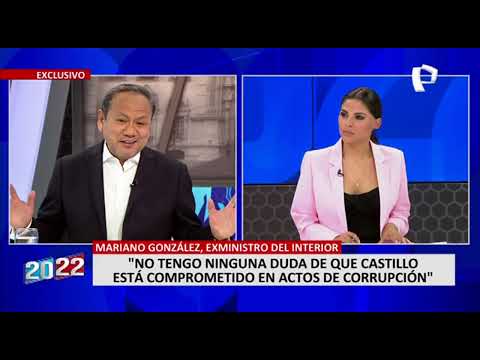 ¡Exclusivo! González: Castillo está vinculado con actos de corrupción y obstruye la justicia