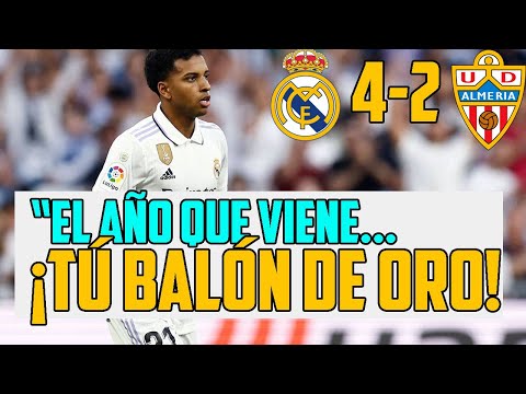 RODRYGO ESTÁ COGIENDO UN NIVEL PARA QUE ERIC GARCÍA LE DIGA QUE EL AÑO QUE VIENE ES BALÓN DE ORO