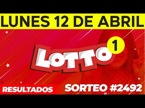 Resultados del Lotto 2492 del Lunes 12 de Abril del 2021