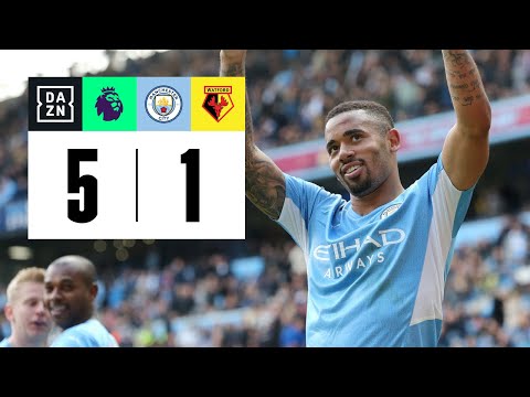 Manchester City vs Watford (5-1) | Resumen y goles | Highlights Premier League