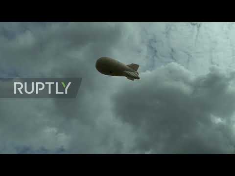 Russia: National Guard monitors lockdown violations from the air