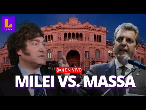 Milei y Massa EN VIVO | Debate presidencial Argentina por el ballotage 2023