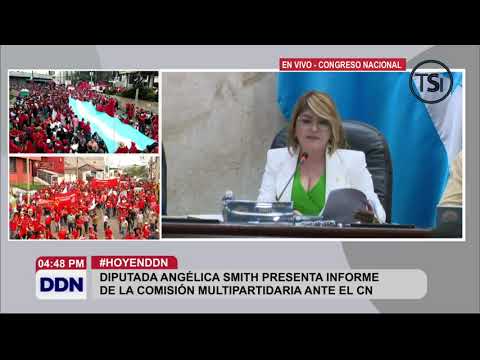 Diputada Angélica Smith presenta informe de la comisión multipartidaria ante el CN