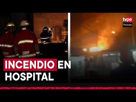 Puente Piedra: se reporta incendio de grandes proporciones en Hospital Carlos Lanfranco La Hoz