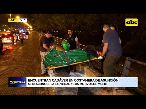 Encuentran cadáver en Costanera de Asunción