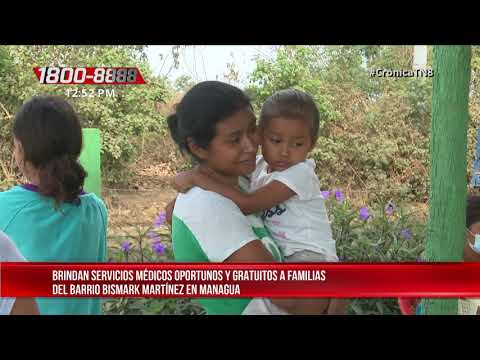 Atención médica gratuita para familias en barrios de Managua – Nicaragua