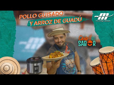 POLLO GUISADO CON ARROZ Y GUANDÚ | CLUB EL SABOR