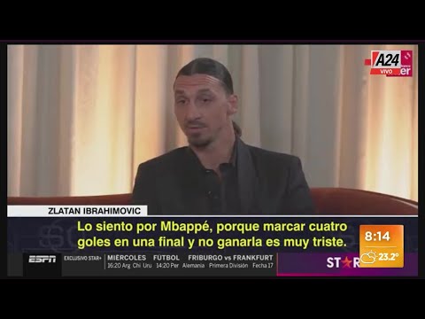 Zlatan Ibrahimovic sin pelos en la lengua I A24
