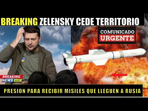 ULTIMA HORA Zelenski entrega territorio a PUTIN si EEUU no envia misiles con alcance a Rusia