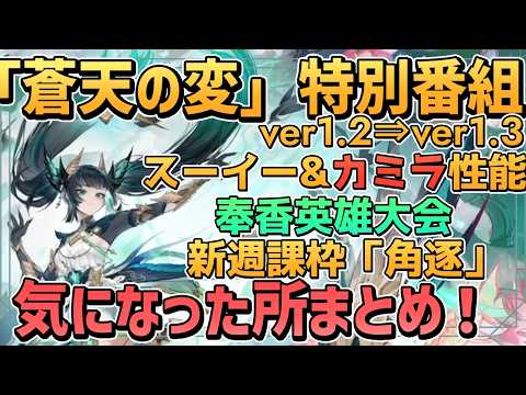 【デナアビ ver1.2】蒼天の変での 気になる所ピックアップ スーイーのスキンがもう好き【 カミラ / 蒼天の変  / デュエットナイトアビス】