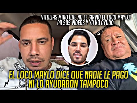 EL LOCO MAYLO LE DICE AL CONEJO QUE VITOLIAS YA NO LO AYUDO ECONÓMICAMENTE NADIE ME PAGO