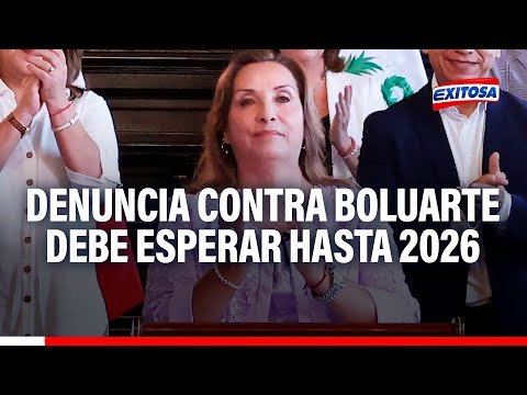 Denuncia constitucional contra Dina Boluarte: Tendrá que esperar al fin del mandato en 2026