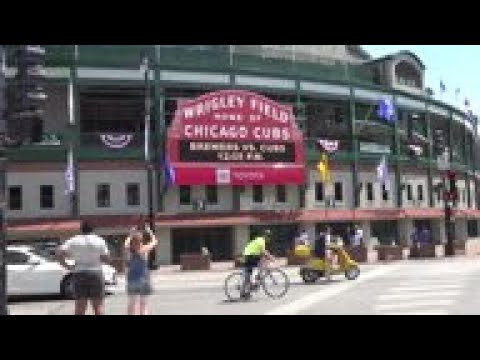 Chicago rooftop rare view: Major League Baseball