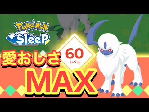 【ポケスリ】愛おしすぎるLv.60のアブソルを紹介させてくれ！！！【ポケモンスリープ】