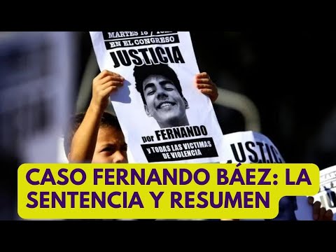 FERNANDO BAEZ SOSA: Sentencia y RESUMEN del caso en Argentina