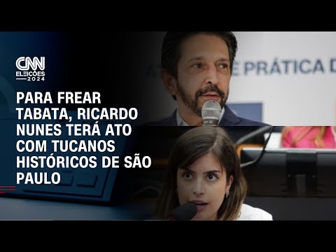 Para frear Tabata, Ricardo Nunes terá ato com tucanos históricos de São Paulo | CNN NOVO DIA