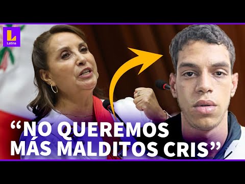 Dina Boluarte en mensaje a la Nación: No queremos ver más 'malditos Cris' robando o secuestrando