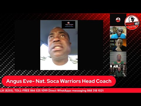 National Head Football coach Angus Eve talks about the challenges facing the Soca Warriors in T&T